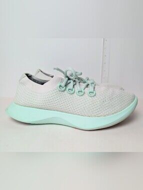 allbirds Men's Mint Green Knit Athletic Sneaker Size 10.5 Great
